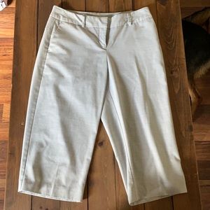 Worthington crop dress pants. Light gray